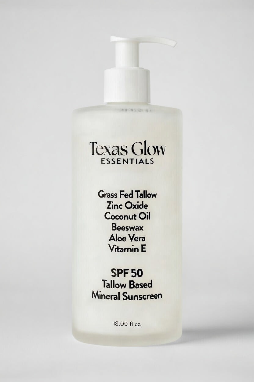 SPF 50 Mineral Sunscreen Crafted With Grass Fed Tallow A Non-nano Zinc Oxide