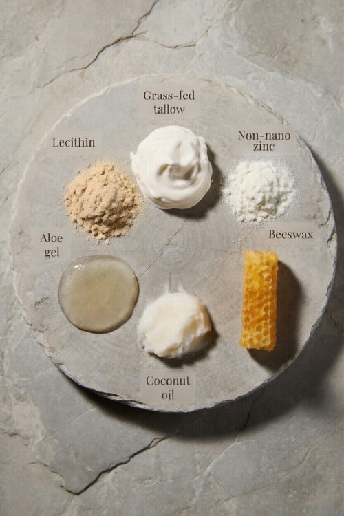 SPF 30 Mineral Sunscreen Crafted With Grass Fed Tallow A Non-nano Zinc Oxide